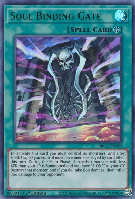 Image for Soul Binding Gate (BROL-EN022) (Brothers of Legend) - YuGiOh