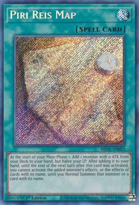 Image for Piri Reis Map (BROL-EN023) (Brothers of Legend) - YuGiOh