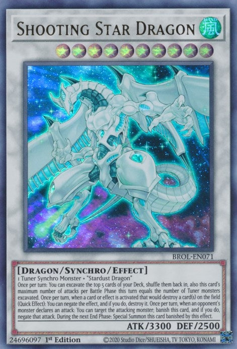 Image for Shooting Star Dragon (BROL-EN071) (Brothers of Legend) - YuGiOh