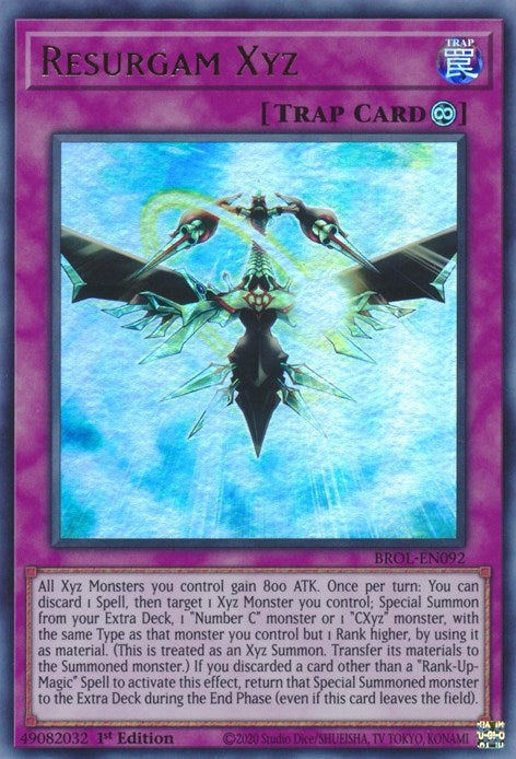 Image for Resurgam Xyz (BROL-EN092) (Brothers of Legend) - YuGiOh