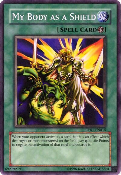 Image for My Body as a Shield (CP01-EN015) (Champion Pack 1) - YuGiOh