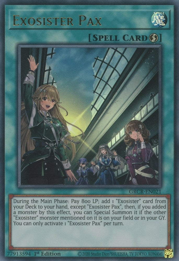 Image for Exosister Pax (GRCR-EN021) (The Grand Creators) - YuGiOh