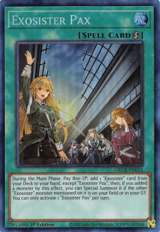 Image for Exosister Pax (CR) (GRCR-EN021) (The Grand Creators) - YuGiOh