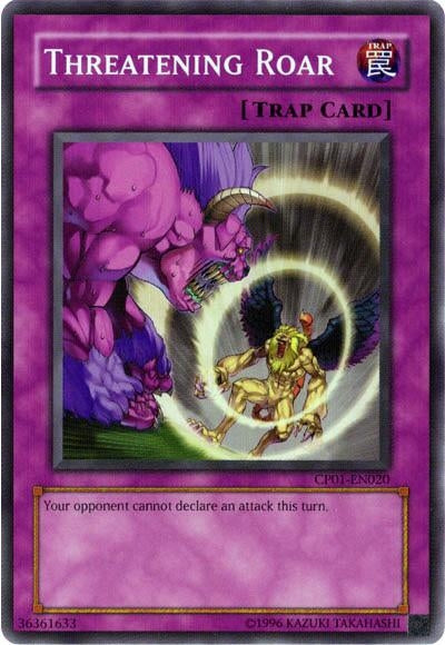 Image for Threatening Roar (CP01-EN020) (Champion Pack 1) - YuGiOh