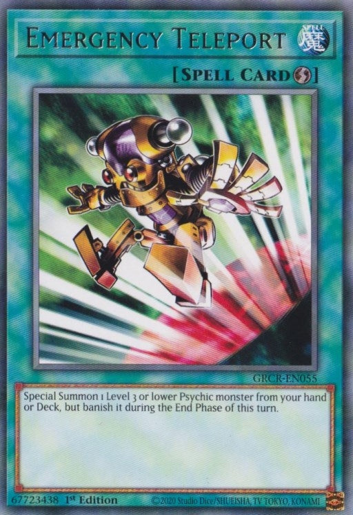 Image for Emergency Teleport (GRCR-EN055) (The Grand Creators) - YuGiOh