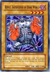 Image for Renge, Gatekeeper of Dark World (TAEV-EN003) (Tactical Evolution) - YuGiOh
