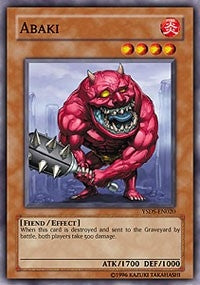 Image for Abaki (YSDS-EN020) (Starter Deck: Syrus Truesdale) - YuGiOh