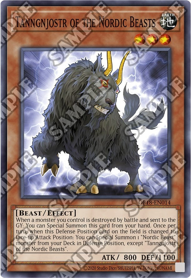 Image for Tanngnjostr of the Nordic Beasts (OP18-EN014) (OTS Tournament Pack 18) - YuGiOh