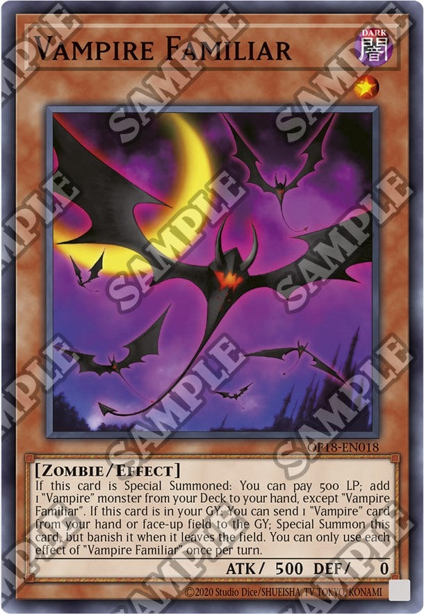 Image for Vampire Familiar (OP18-EN018) (OTS Tournament Pack 18) - YuGiOh