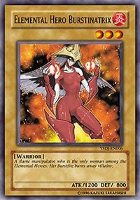 Image for Elemental HERO Burstinatrix (YSDJ-EN006) (Starter Deck: Jaden Yuki) - YuGiOh