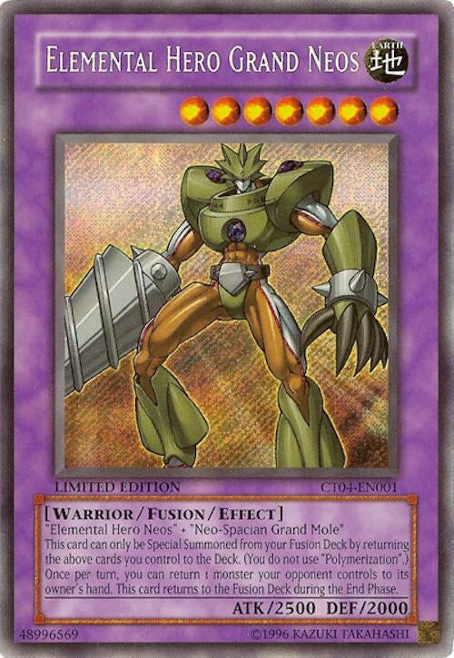 Image for Elemental HERO Grand Neos (CT04-EN001) (2007 Collectors Tin) - YuGiOh