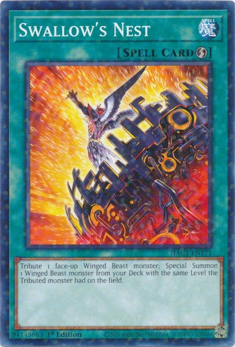 Image for Swallow's Nest (Duel Terminal) (HAC1-EN171) (Hidden Arsenal: Chapter 1) - YuGiOh