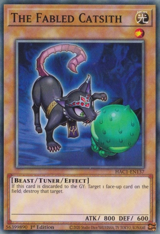 Image for The Fabled Catsith (HAC1-EN137) (Hidden Arsenal: Chapter 1) - YuGiOh