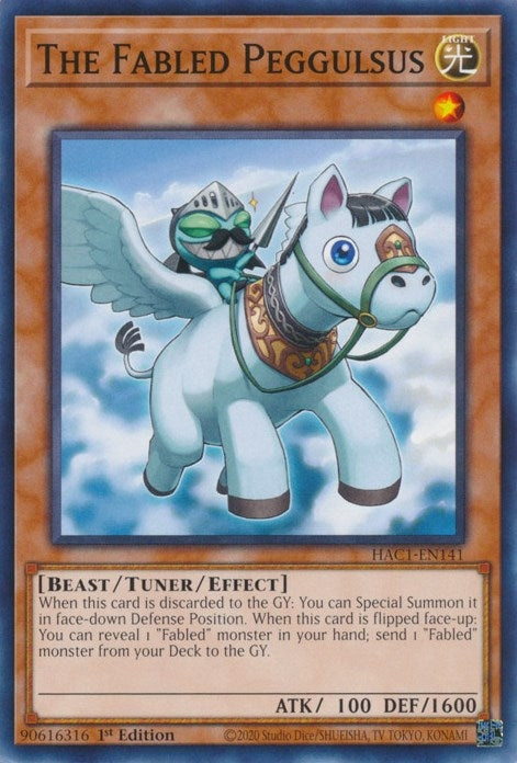 Image for The Fabled Peggulsus (HAC1-EN141) (Hidden Arsenal: Chapter 1) - YuGiOh