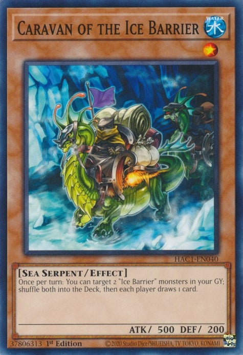Image for Caravan of the Ice Barrier (HAC1-EN040) (Hidden Arsenal: Chapter 1) - YuGiOh