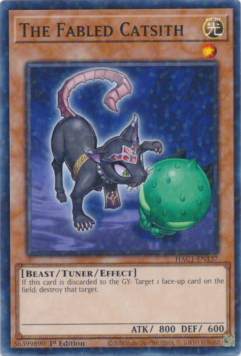 Image for The Fabled Catsith (Duel Terminal) (HAC1-EN137) (Hidden Arsenal: Chapter 1) - YuGiOh