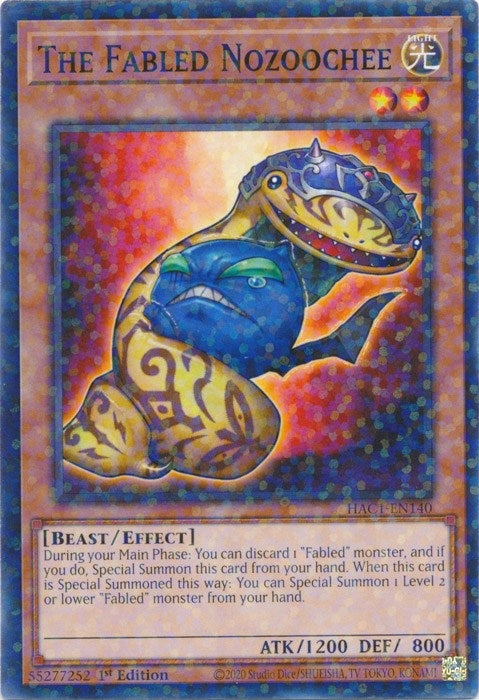Image for The Fabled Nozoochee (Duel Terminal) (HAC1-EN140) (Hidden Arsenal: Chapter 1) - YuGiOh