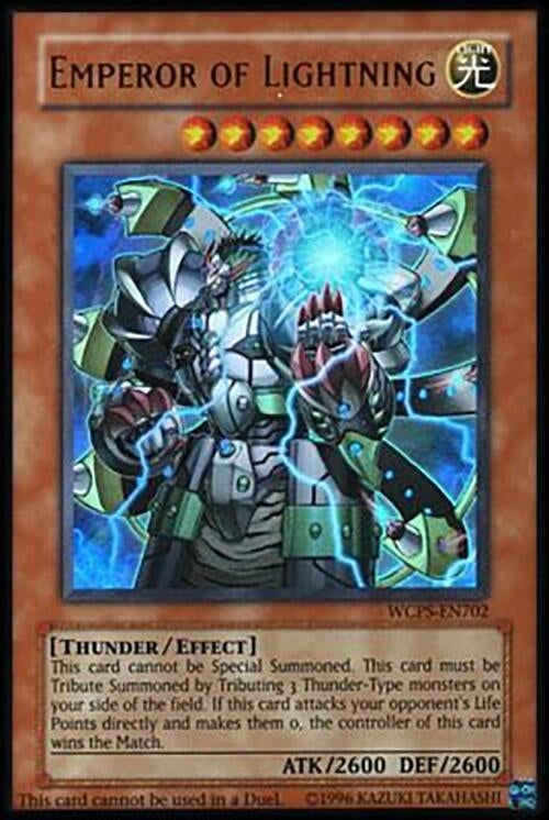 Image for Emperor of Lightning (WCPS-EN702) (World Championship Series) - YuGiOh