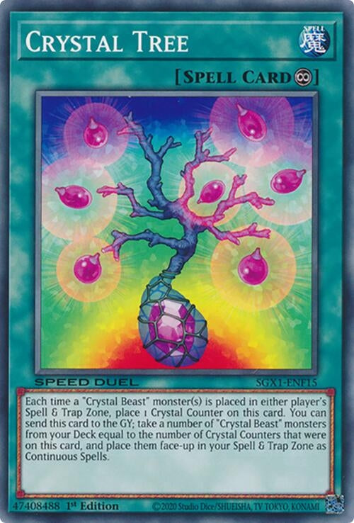 Image for Crystal Tree (SGX1-ENF15) (Speed Duel GX: Duel Academy Box) - YuGiOh
