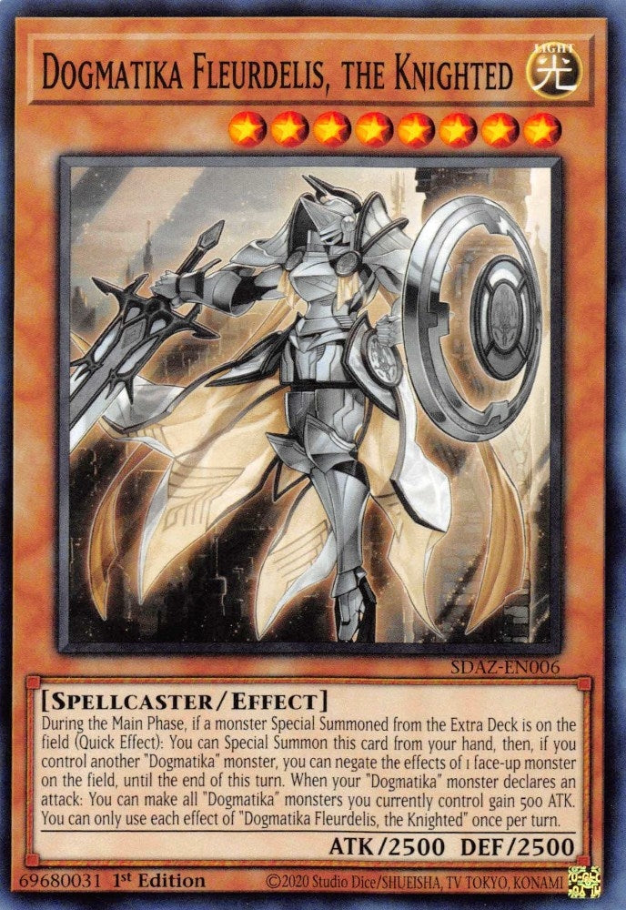 Image for Dogmatika Fleurdelis, the Knighted (SDAZ-EN006) (Structure Deck: Albaz Strike) - YuGiOh