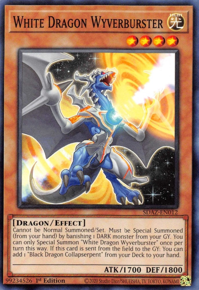 Image for White Dragon Wyverburster (SDAZ-EN012) (Structure Deck: Albaz Strike) - YuGiOh