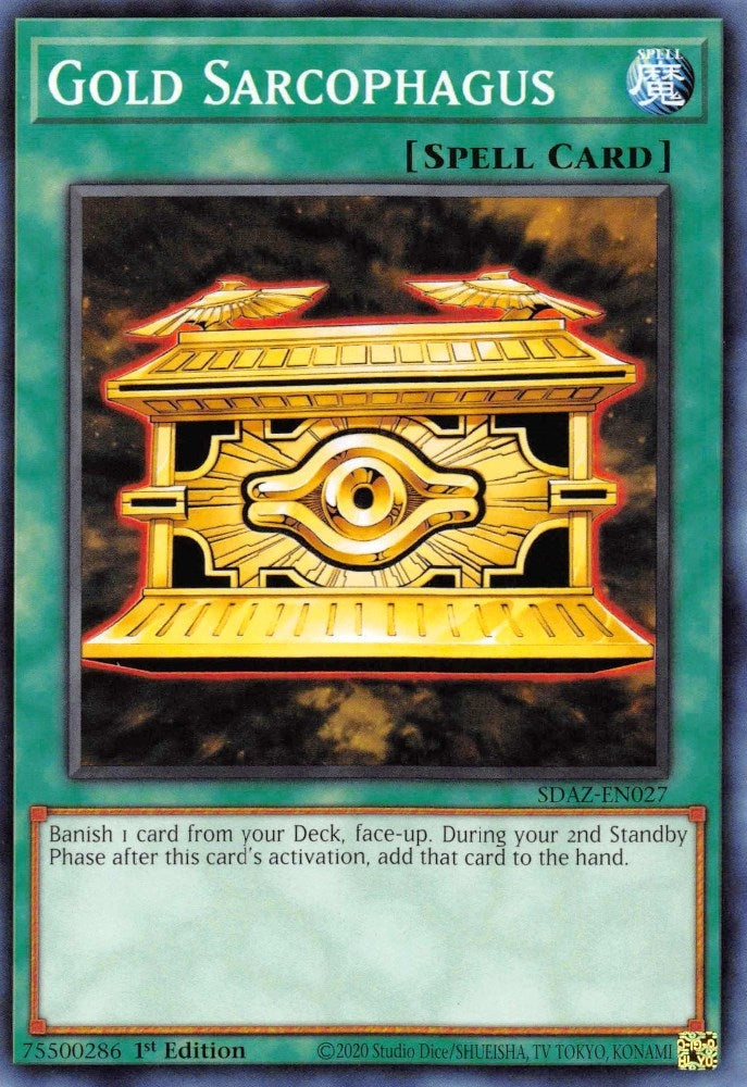 Image for Gold Sarcophagus (SDAZ-EN027) (Structure Deck: Albaz Strike) - YuGiOh