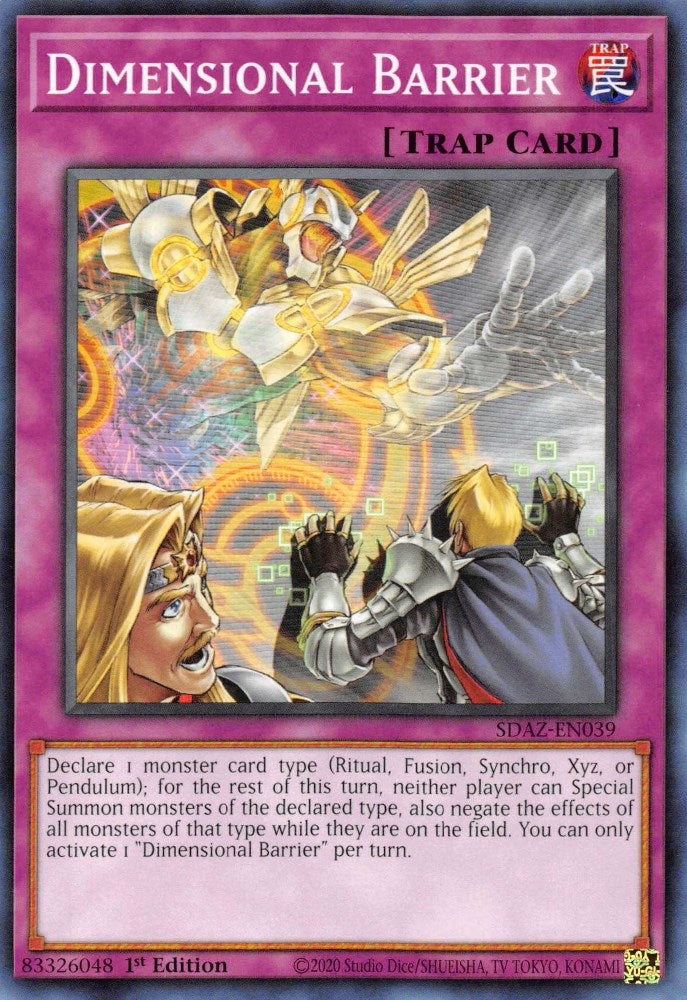 Image for Dimensional Barrier (SDAZ-EN039) (Structure Deck: Albaz Strike) - YuGiOh