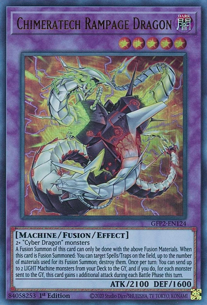 Image for Chimeratech Rampage Dragon (GFP2-EN124) (Ghosts From the Past: The 2nd Haunting) - YuGiOh
