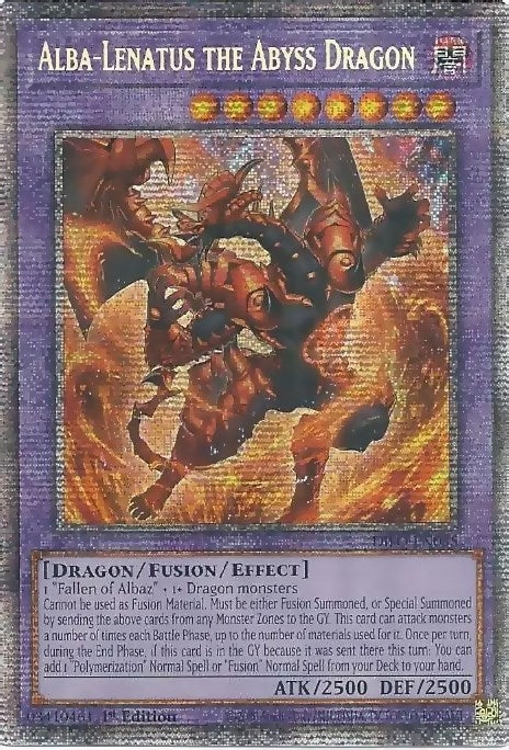 Image for Alba-Lenatus the Abyss Dragon (Starlight Rare) (DIFO-EN035) (Dimension Force) - YuGiOh