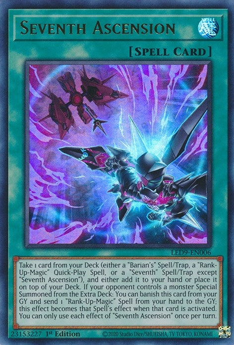 Image for Seventh Ascension (LED9-EN006) (Legendary Duelists: Duels From the Deep) - YuGiOh