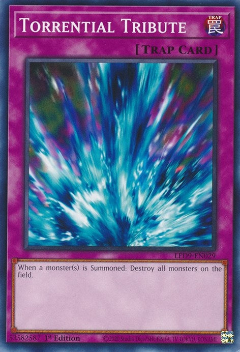 Image for Torrential Tribute (LED9-EN029) (Legendary Duelists: Duels From the Deep) - YuGiOh