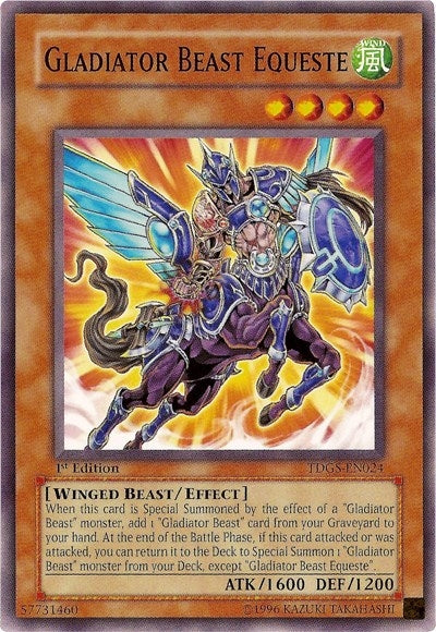 Image for Gladiator Beast Equeste (TDGS-EN024) (The Duelist Genesis) - YuGiOh