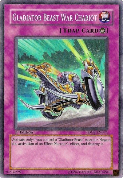 Image for Gladiator Beast War Chariot (TDGS-EN074) (The Duelist Genesis) - YuGiOh