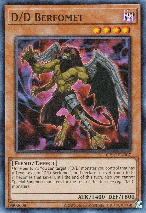 Image for D/D Berfomet (OP19-EN007) (OTS Tournament Pack 19) - YuGiOh