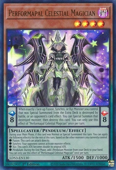 Image for Performapal Celestial Magician (LDS3-EN130) (Legendary Duelists: Season 3) - YuGiOh