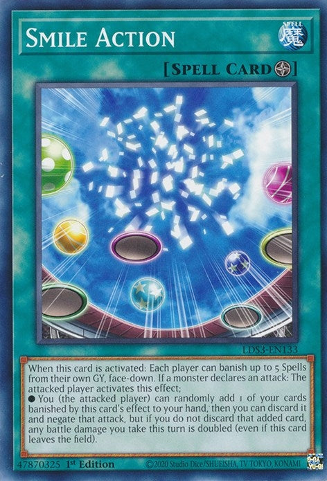 Image for Smile Action (LDS3-EN133) (Legendary Duelists: Season 3) - YuGiOh