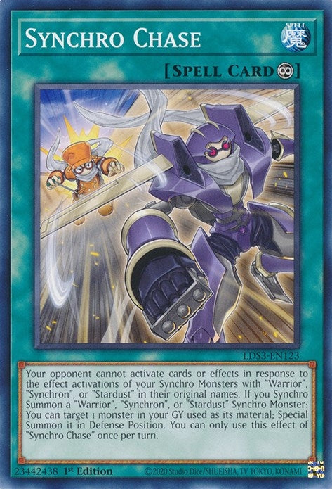 Image for Synchro Chase (LDS3-EN123) (Legendary Duelists: Season 3) - YuGiOh