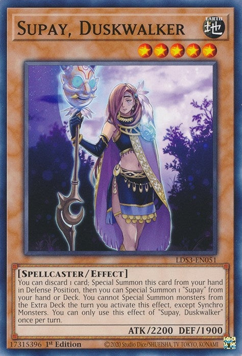 Image for Supay, Duskwalker (LDS3-EN051) (Legendary Duelists: Season 3) - YuGiOh
