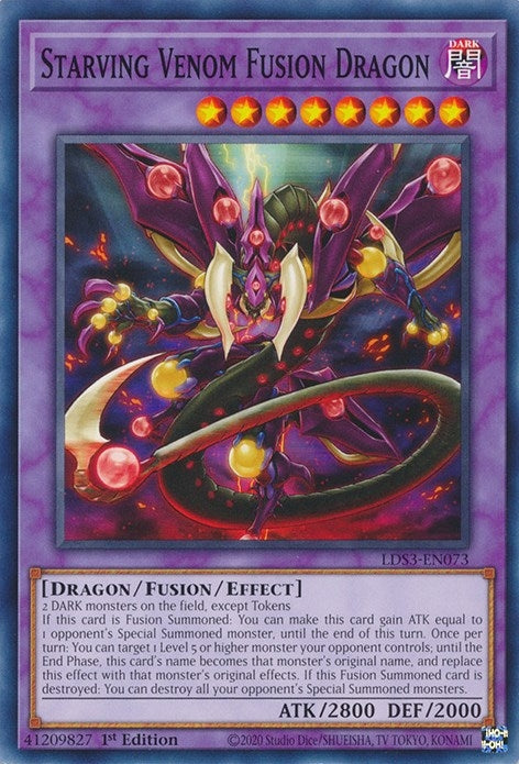 Image for Starving Venom Fusion Dragon (LDS3-EN073) (Legendary Duelists: Season 3) - YuGiOh
