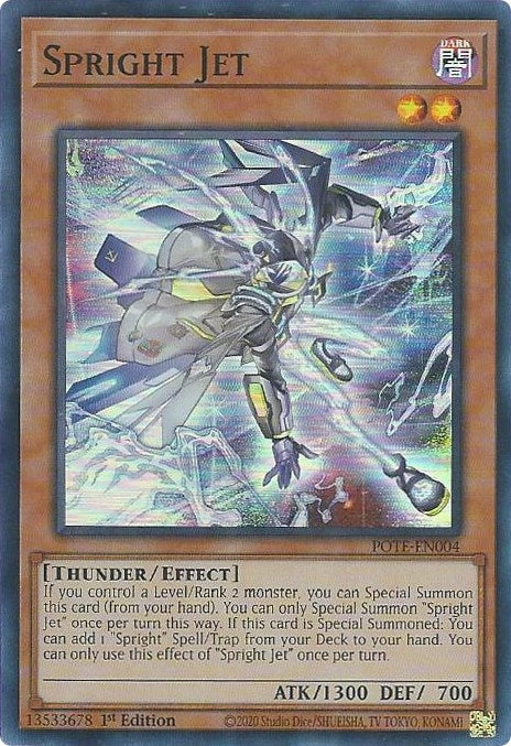 Image for Spright Jet (POTE-EN004) (Power of the Elements) - YuGiOh