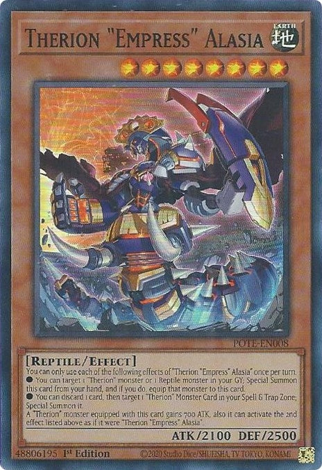 Image for Therion "Empress" Alasia (POTE-EN008) (Power of the Elements) - YuGiOh