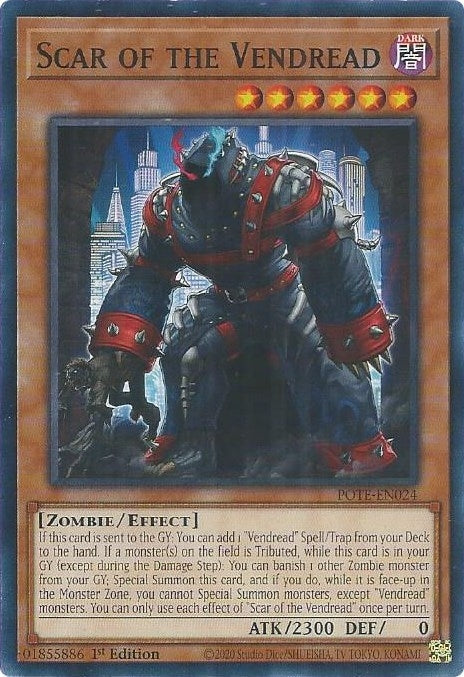 Image for Scar of the Vendread (POTE-EN024) (Power of the Elements) - YuGiOh