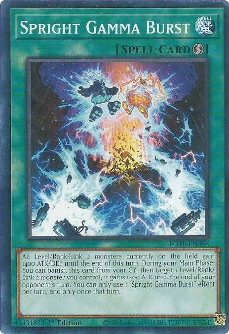 Image for Spright Gamma Burst (POTE-EN056) (Power of the Elements) - YuGiOh