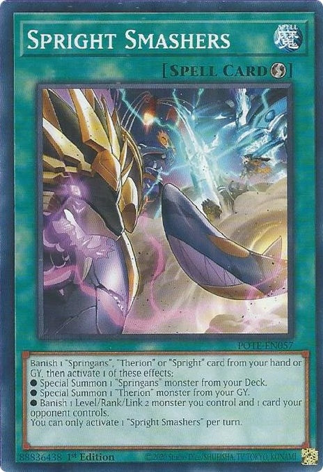 Image for Spright Smashers (POTE-EN057) (Power of the Elements) - YuGiOh