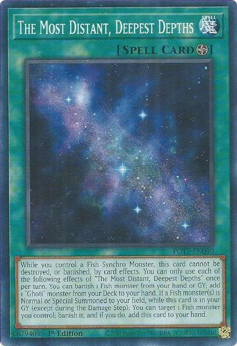 Image for The Most Distant, Deepest Depths (POTE-EN090) (Power of the Elements) - YuGiOh