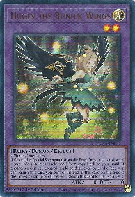 Image for Hugin the Runick Wings (TAMA-EN037) (Tactical Masters) - YuGiOh