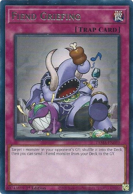 Image for Fiend Griefing (TAMA-EN059) (Tactical Masters) - YuGiOh