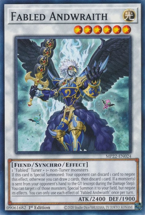 Image for Fabled Andwraith (MP22-EN024) (2022 Tin of the Pharaoh's Gods) - YuGiOh