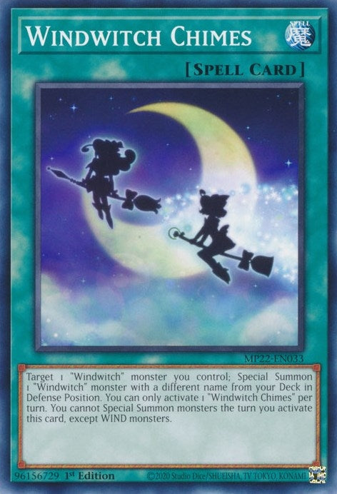 Image for Windwitch Chimes (MP22-EN033) (2022 Tin of the Pharaoh's Gods) - YuGiOh
