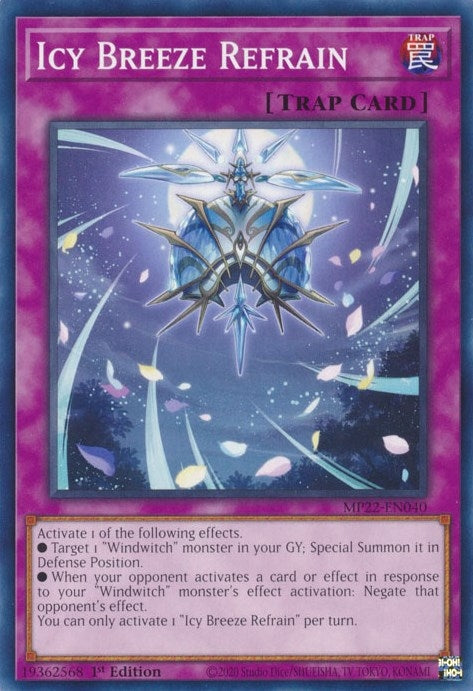 Image for Icy Breeze Refrain (MP22-EN040) (2022 Tin of the Pharaoh's Gods) - YuGiOh